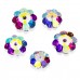 DZ 4032 crystal flower shape with hole sew on stone DZ 4032 crystal flower shape with hole sew on stone