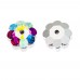 DZ 4032 crystal flower shape with hole sew on stone DZ 4032 crystal flower shape with hole sew on stone