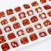 DZ 3111 10*10mm octagon shape crystal fancy stone for nail art