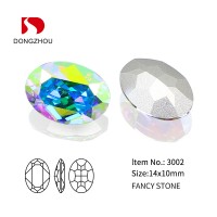 DZ 3002 14x10 mm Oval  crystal AB fancy stone DZ 3002 14x10 mm Oval  crystal AB fancy stone