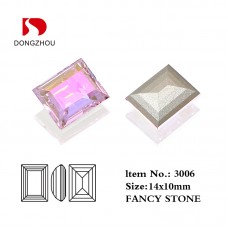 DZ 3006 14*10mm rectangle shape effect color crystal fancy stone for nail art DZ 3006 14*10mm rectangle shape effect color crystal fancy stone for nail art