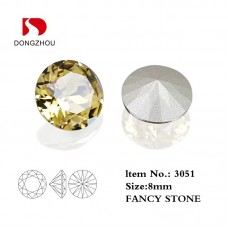 DZ 3051 8mm round shape fancy Rhinestone DZ 3051 8mm round shape fancy Rhinestone