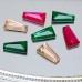 DZ 1777 with 2 hole trapezoid ccrystal AB flat back stone 10.8*19mm DZ 1777 with 2 hole trapezoid ccrystal AB flat back stone 10.8*19mm