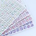 DZ 3321 8*8mm shell shape effect color crystal fancy stone for nail art