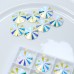 DZ 1041M with 2 hole crystal AB 10*10mm sew on stone 