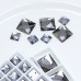 DZ 1072 with 2 hole square shape crystal flat back stone DZ 1072 with 2 hole square shape crystal flat back stone