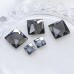 DZ 1072 with 2 hole square shape crystal flat back stone DZ 1072 with 2 hole square shape crystal flat back stone