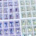 DZ 3006 14*10mm rectangle shape effect color crystal fancy stone for nail art