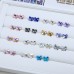 DZ 3140 5*5mm butterfly shape crystal fancy stone for nail art DZ 3140 5*5mm butterfly shape crystal fancy stone for nail art