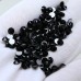 non hotfix jet color round shape flatback stone for nail art clothes decoration ss3-ss20(1440pcs/pack)
