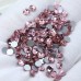 non hotfix light pink color round shape flatback stone for nail art clothes decoration ss3-ss20(1440pcs/pack) non hotfix light pink color round shape flatback stone for nail art clothes decoration ss3-ss20(1440pcs/pack)