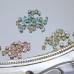 DZ 3051 4mm round shape crystal fancy stone k9 crystal rhinestone for nail art