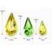 DZ 3103 14*9mm drop shape crystal fancy stone for nail art