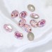 DZ 3002 14*10mm rectangle shape effect color crystal fancy stone for nail art
