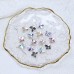 DZ 2140 8*7mm butterfly shape glass flatback stone for nail art