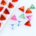 DZ-1010 triangle cut flat back glass stones decorative for jewelry