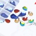 DZ 1003  Drop shape crystal  flat back stone 