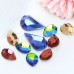 DZ 1003  Drop shape crystal  flat back stone 