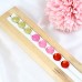 DZ-1011 decorative flat cut round glass stones for jewelry