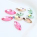 DZ 1004 navette shape flat back stone DZ 1004 navette shape flat back stone