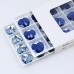 DZ 1055 heart shape with 2 hole sew on stone