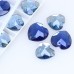 DZ 1055 heart shape with 2 hole sew on stone