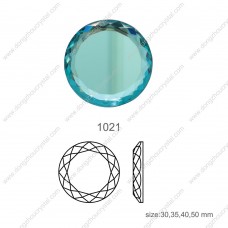 DZ-1021 round flat back kaleidoscope stone 