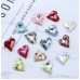 DZ 3215 13*12mm heart shape effect color crystal fancy stone for nail art