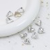 DZ 3215 8*9mm heart shape effect color crystal fancy stone for nail art