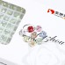 DZ 3010 6*6mm fat square shape crystal fancy stone rhinestone for nail art