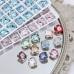 DZ 3011 8*8mm oval shape crystal fancy stone for nail art