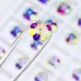 DZ 4032 crystal flower shape with hole sew on stone DZ 4032 crystal flower shape with hole sew on stone