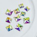 DZ 4068 14mm crystal sew on rhinestone square shape