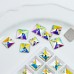 DZ 4068 14mm crystal sew on rhinestone square shape