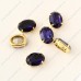 oval purple color fancy stone with claw oval purple color fancy stone with claw
