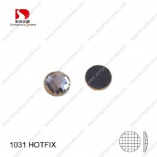DZ-1031HF round chess cut flat back glass hotfix rhinestones for dresses DZ-1031HF round chess cut flat back glass hotfix rhinestones for dresses