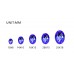 DZ 1032 oval glass flat back stone 